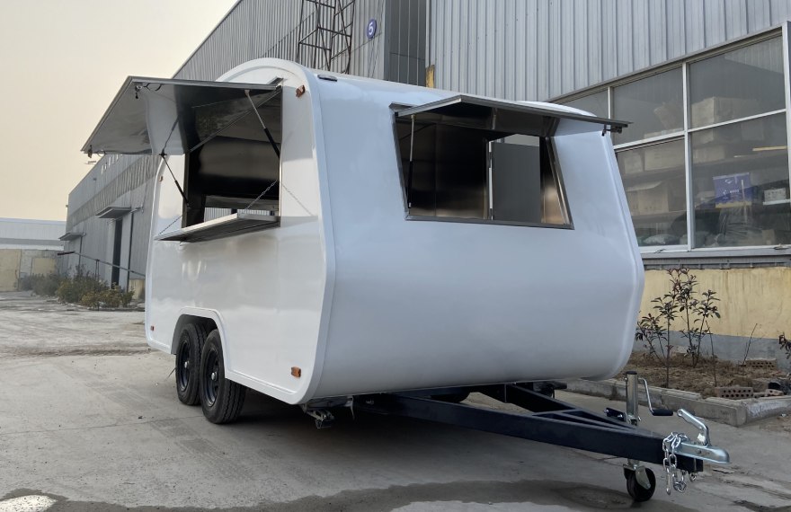 14ft vintage bubble tea trailer for sale